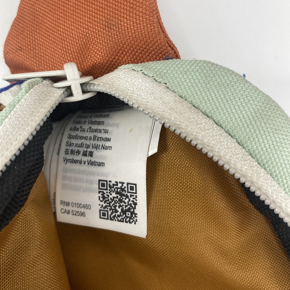 KAVU Fanny Pack Blue Mint Orange Brown Small - Picture 3 of 5